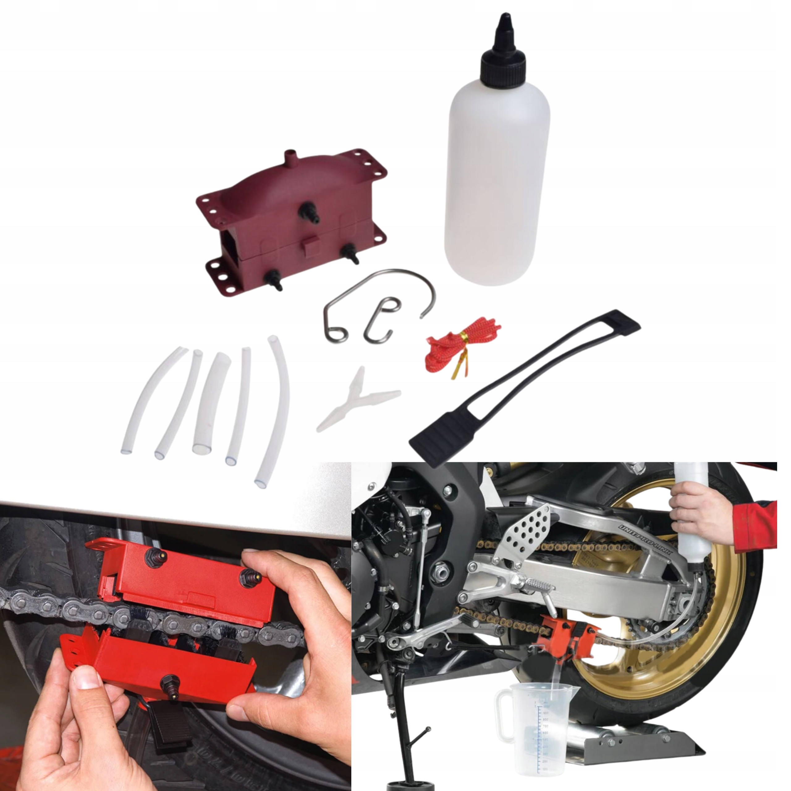 ZESTAW DO MYCIA MYJKA ŁAŃCUCHA NAPĘDOWEGO KPL HIT