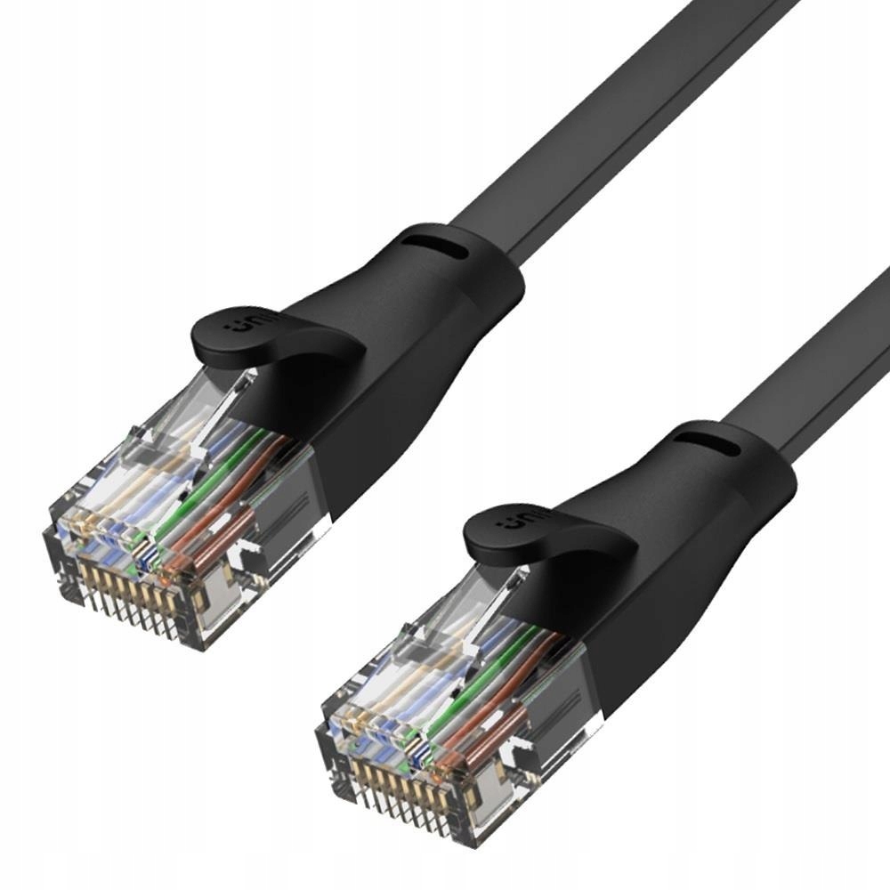 Patchcord Unitek C1815GBK Cat.6 Płaski, Utp, RJ45, 20m