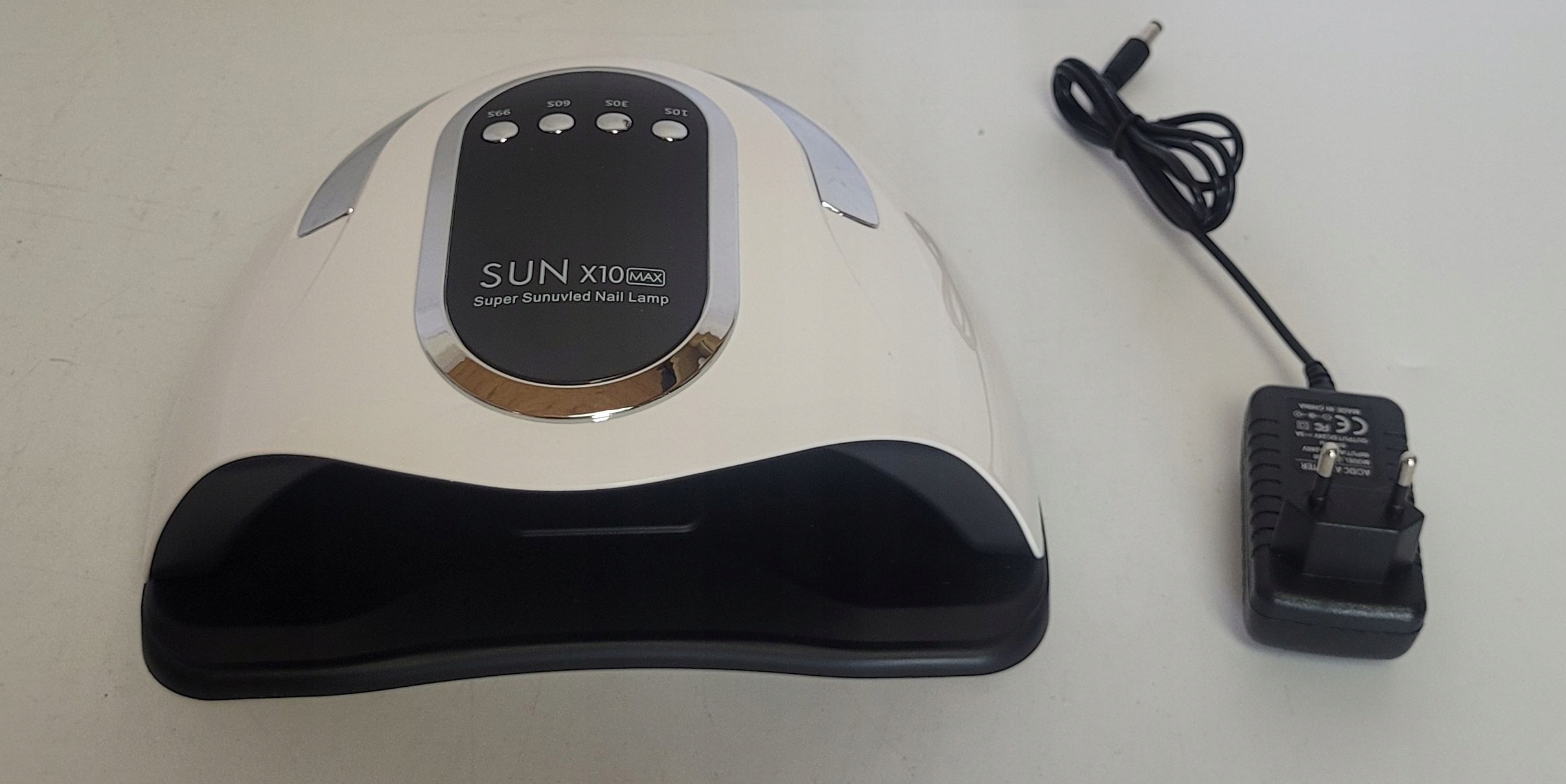 Mocna Lampa Do Paznokci Hybryd Żeli UV LED Sun x10 Max LCD Z Rączką Ł615 Marka Lewer