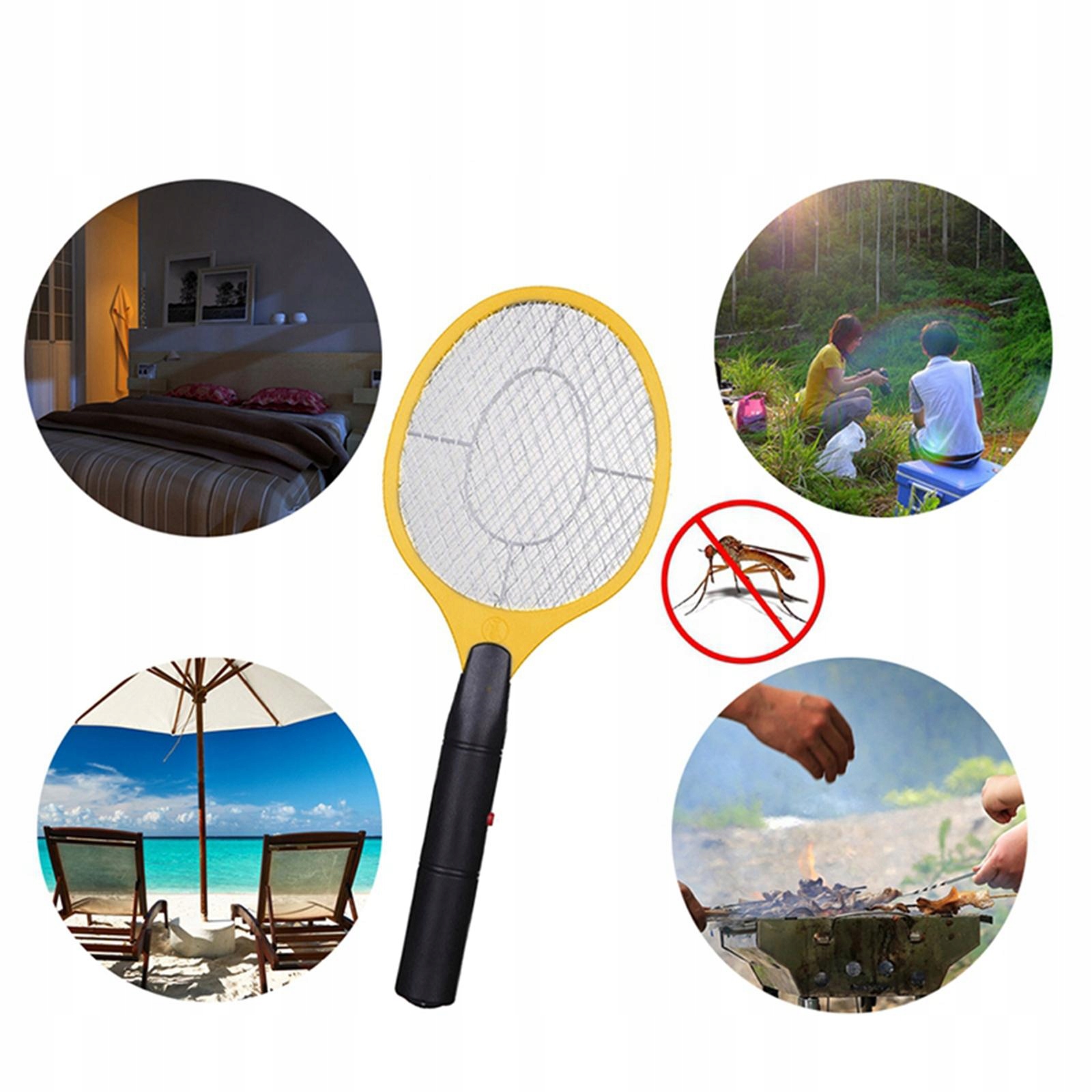 Elektryczna łapka na muchy Bug do domu na zewnątrz. Mocna Model inna