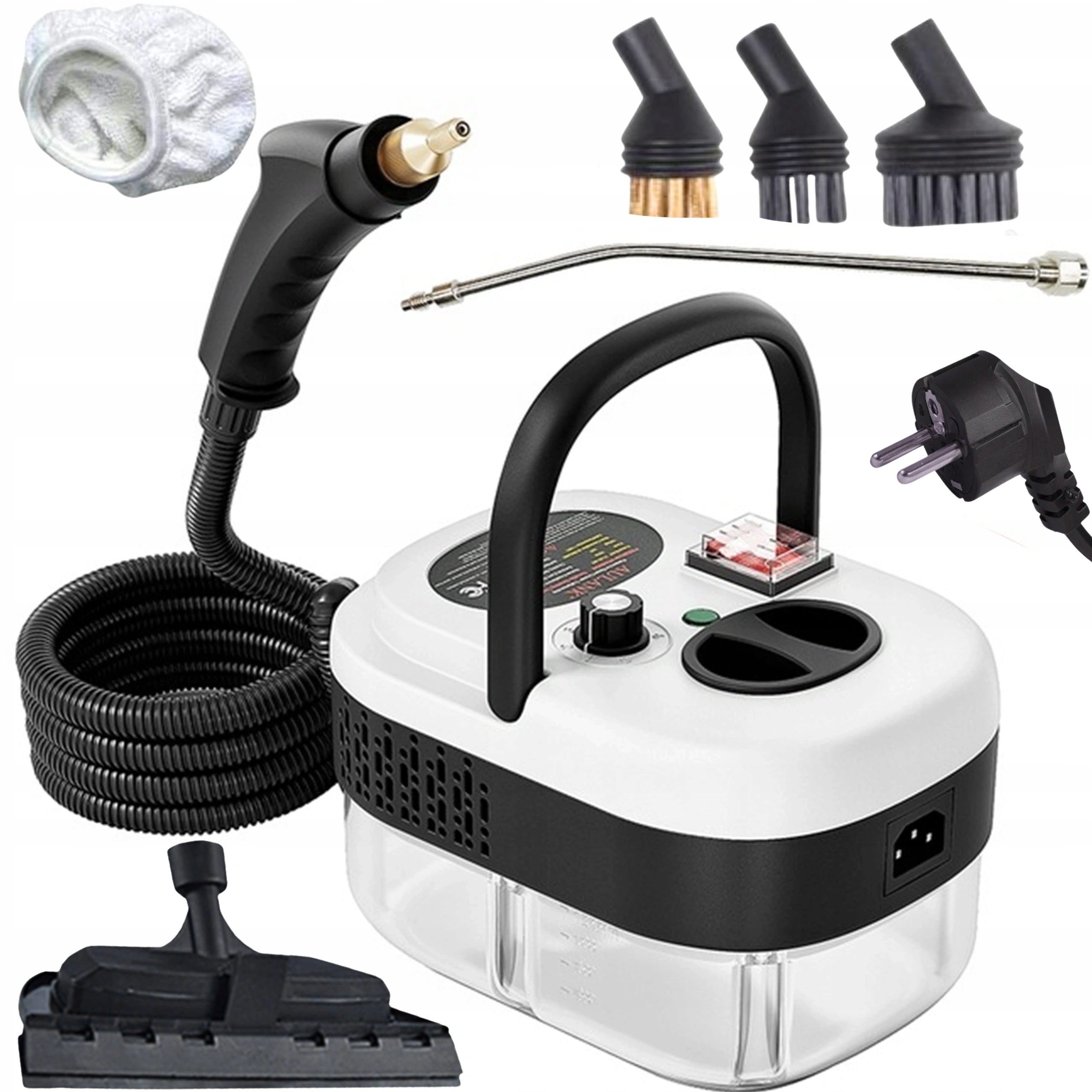 Parní Čistič Parní Mop 2500W Sada Nástavců Na Mytí Čištění