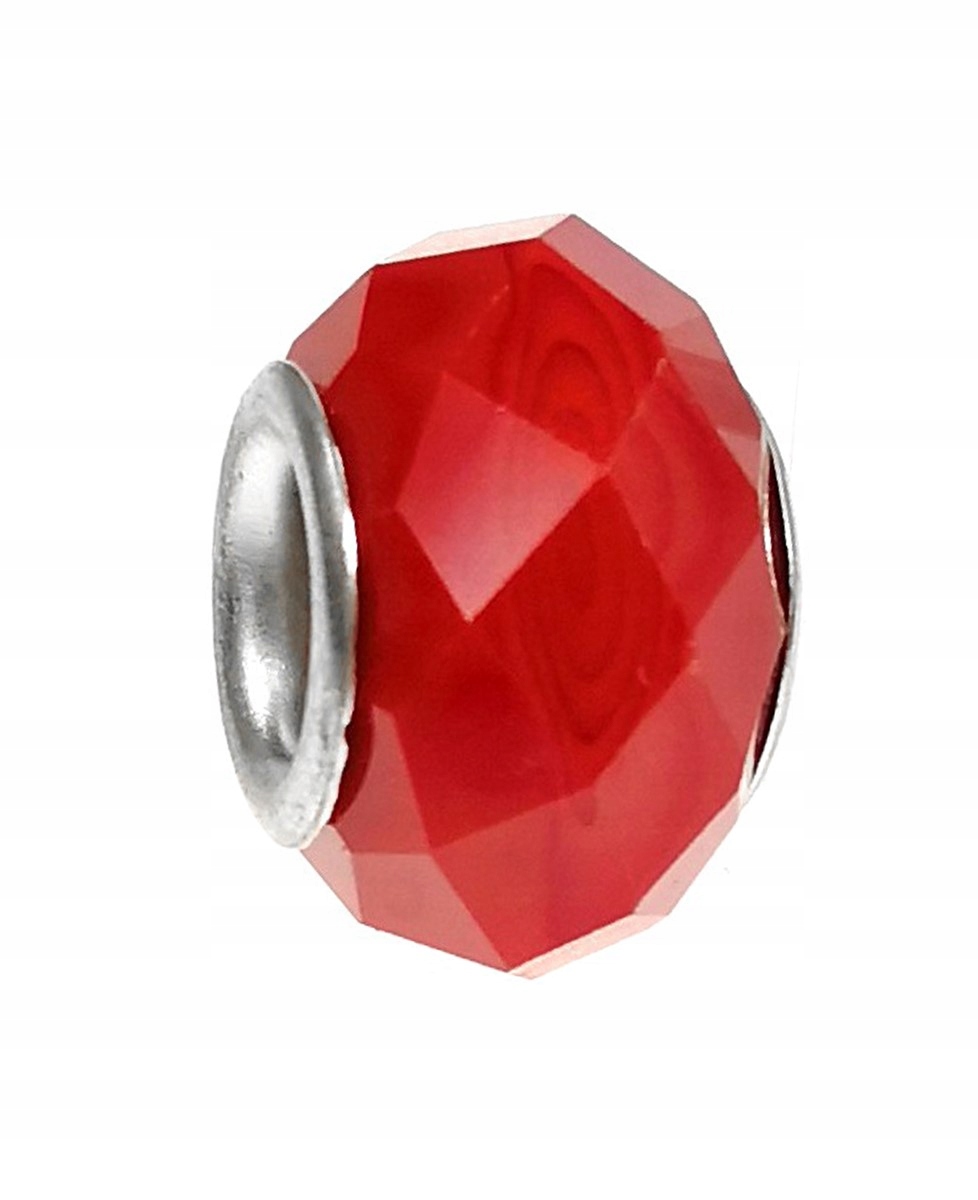

Zawieszka beads szlifowany czerwony