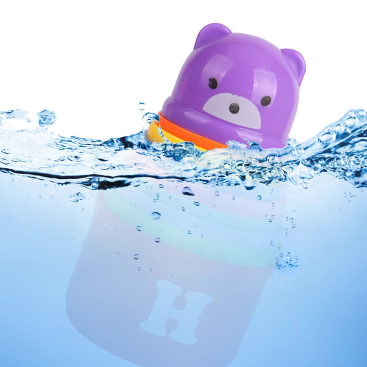 PIRAMIDA WIEŻA Z KLOCKÓW KUBECZKÓW DO ZABAWY WODY KLOCKI DLA DZIECI ZABAWKA Materiał plastik