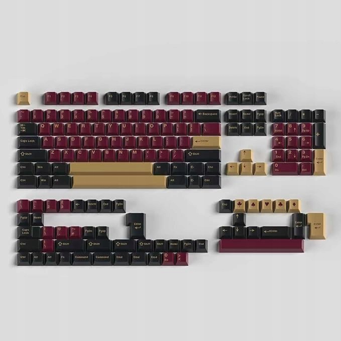 Klávesy pro mechanickou klávesnici Pbt Profile Cherry 163 kusů náhradních dílů