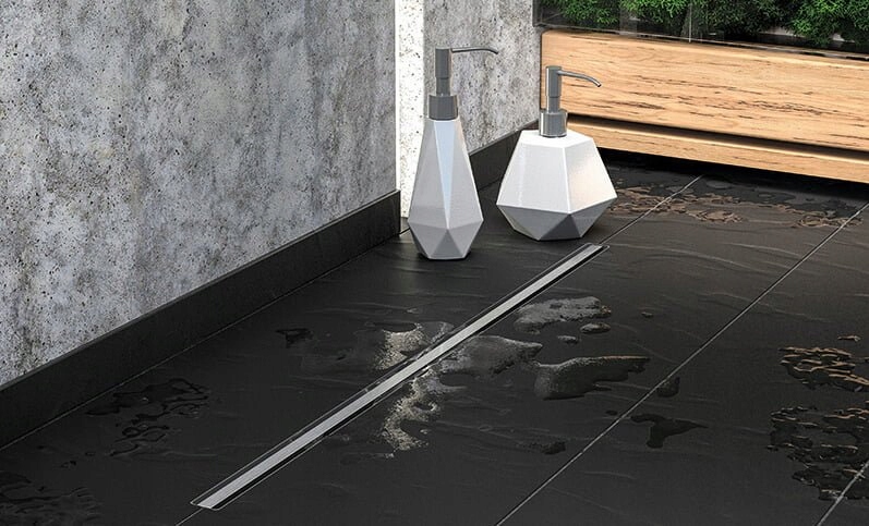 ODPŁYW LINIOWY 70CM STAL NIERDZEWNA WĄSKI RUSZT Długość 70 cm