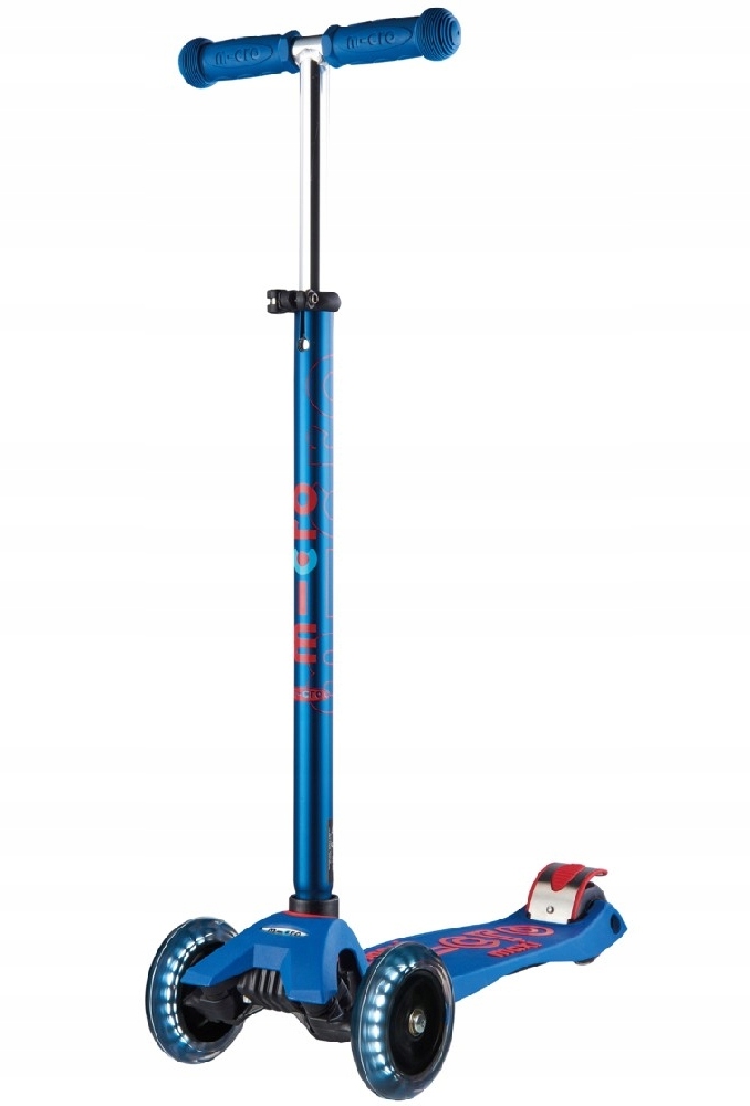 Hulajnoga Micro Maxi Deluxe LED Niebieska MMD067