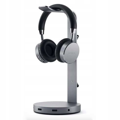 Satechi Usb Headphone Stand Space Grey Aluminium St-uchshm