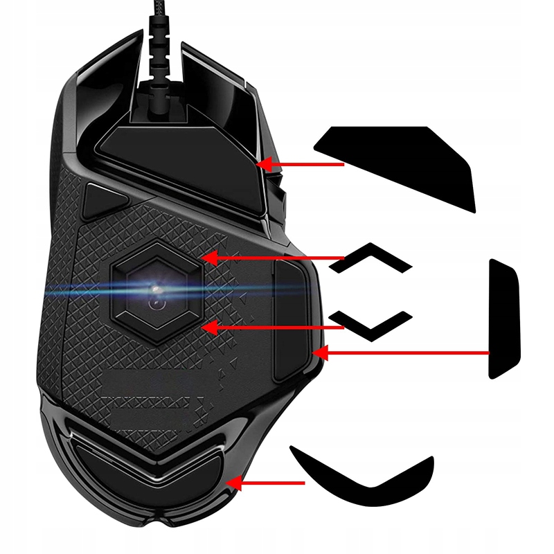 ŚLIZGACZE TEFLONOWE DO LOGITECH G502 HERO PROTEUS