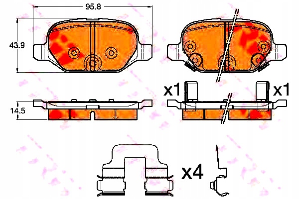 Trw Kostky Ham. Fiat Zadní Panda 12- Asistent řidiče #28