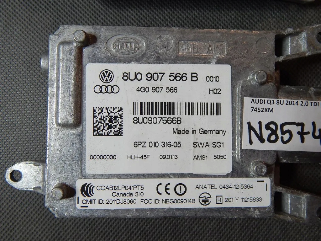 Audi Q3 8U ассистент смены ремня ACC 8U0907566B