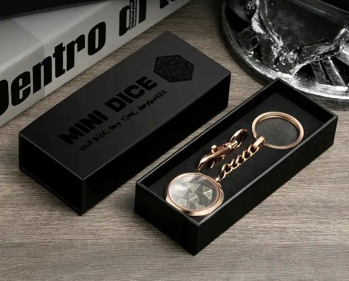 MALUTKI SREBRNY ZESTAW 7 METALOWYCH KOŚCI + MIEDZIANY BRELOCZEK + PUDEŁKO Producent RGFK