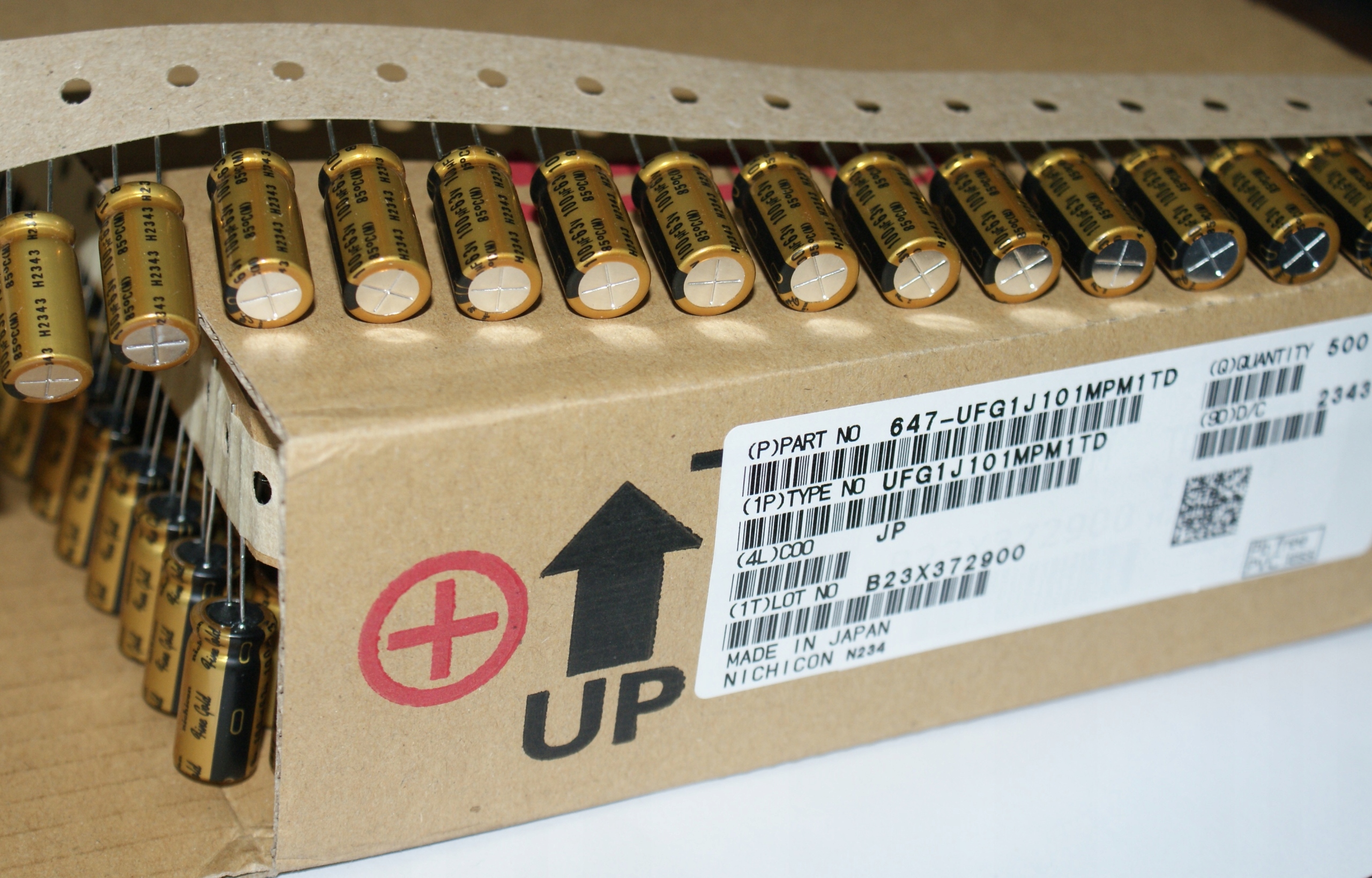 AUDIOFILSKI NICHICON FG Fine Gold 100uF/63V (#657) Producent Nichicon