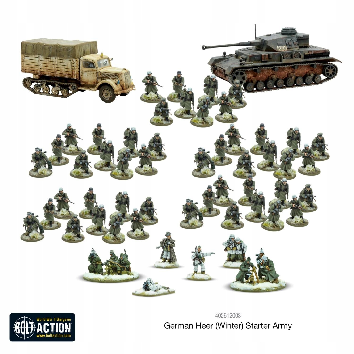 Bolt Action German Heer (Winter) Starter Army System Bolt Action
