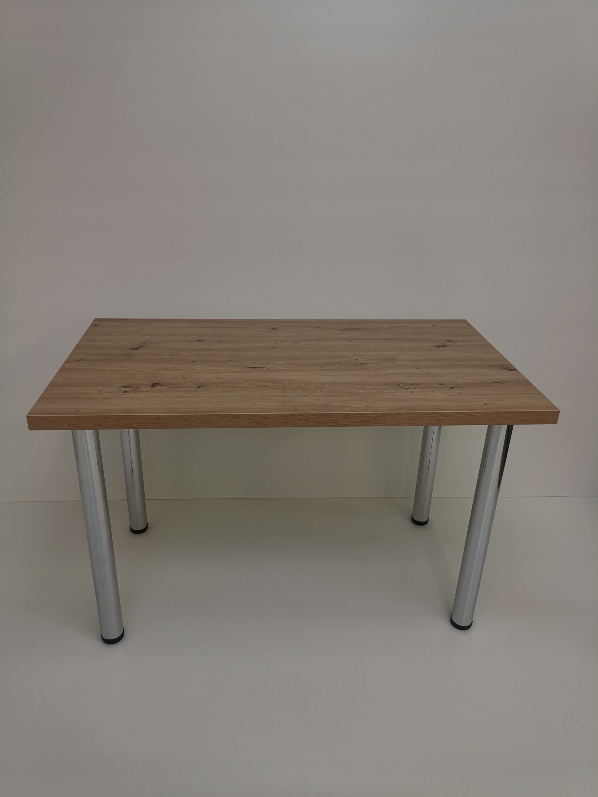Stół 120x68x38 Dąb Artisan n. chrom NOWOŚĆ !!! Marka inna