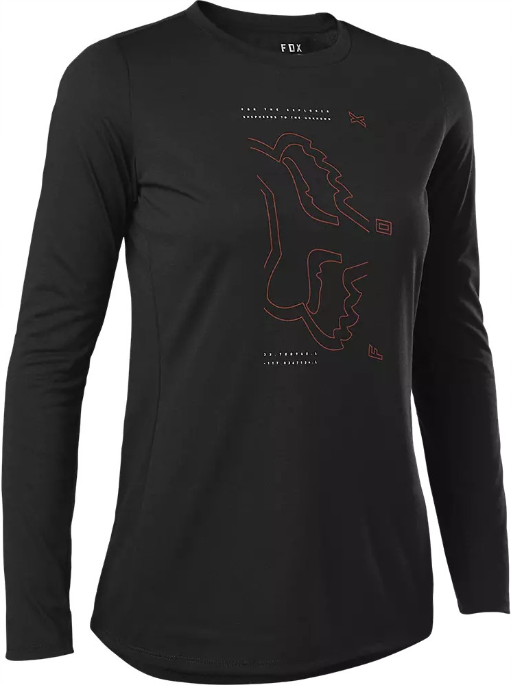 Damska Koszulka Rowerowa Fox Ranger Dr Ls Jersey L