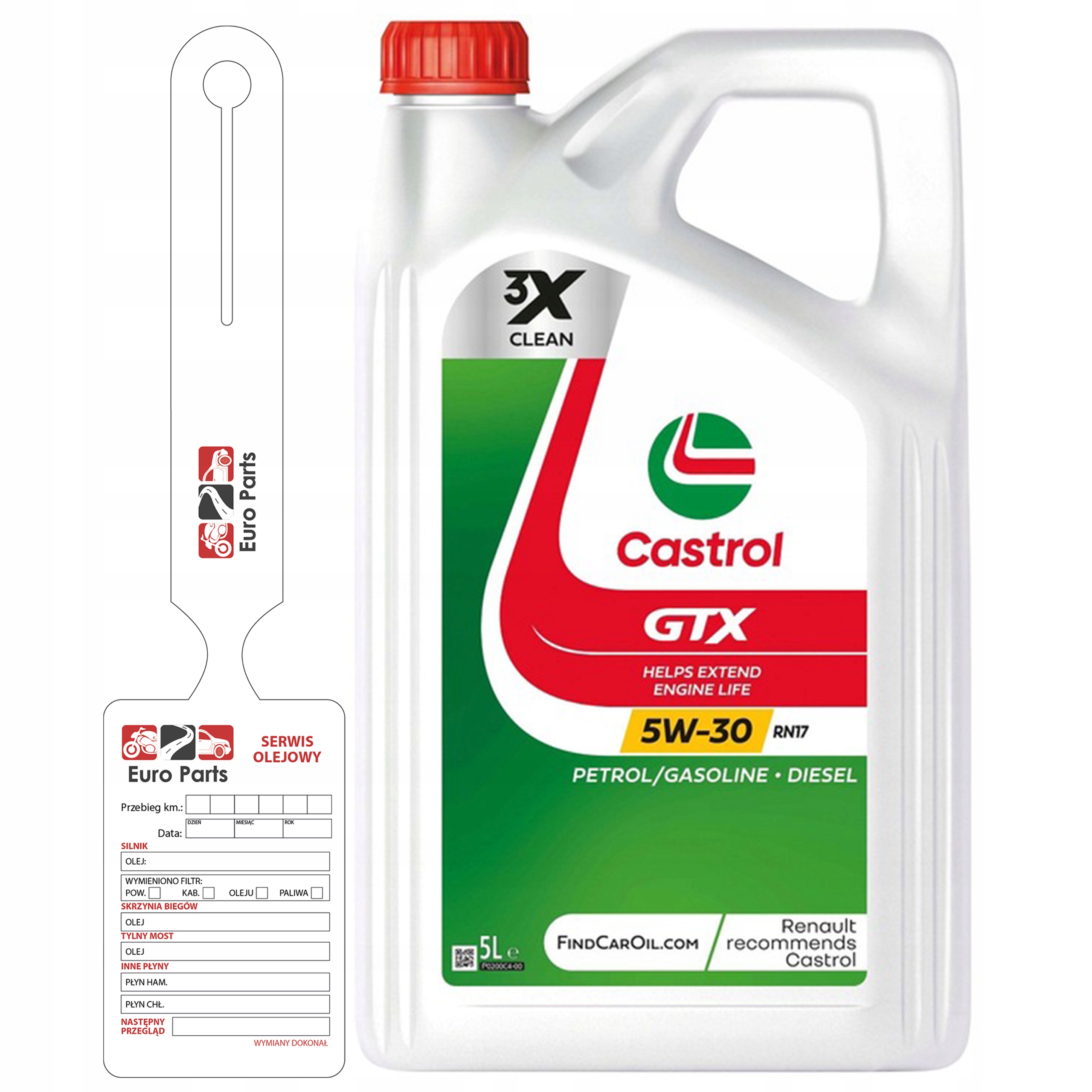Olej Silnikowy Castrol 5W-30 Gtx RN17 5L