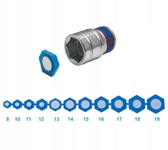 Zestaw Wkładek Magnetycznych Do Nasadek 8-19MM 11 Elem. 91000M King Tony