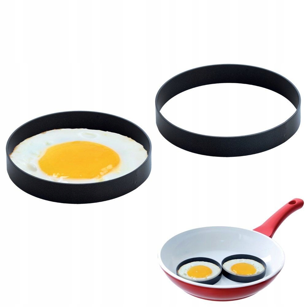 2x Obručová forma na vysadené vajíčka vajce pancake