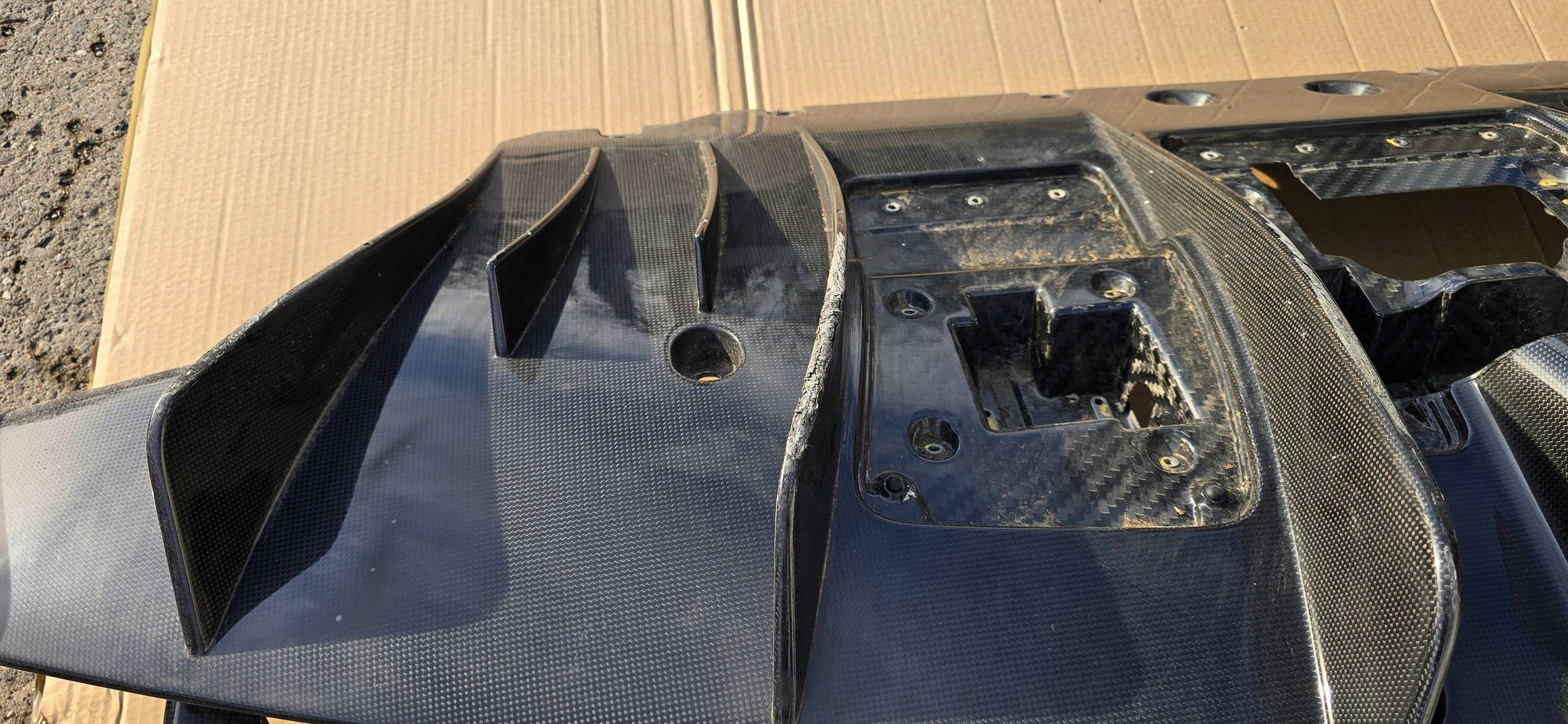 Ferrari 488 Pista rear part bumper rear Carbon diffuser