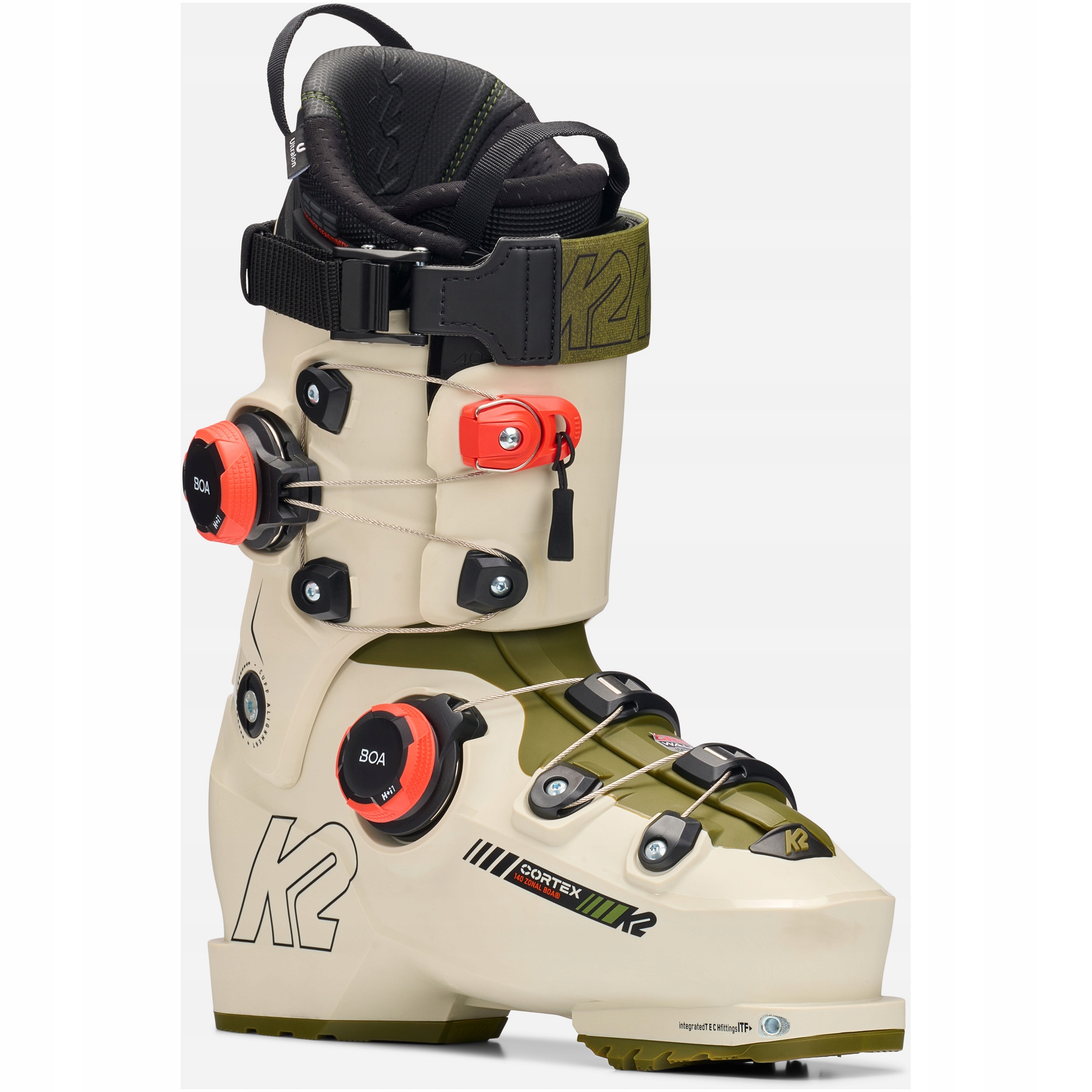 Buty narciarskie męskie zjazdowe K2 Cortex 140 z systemem Zonal Boa r. 41,5