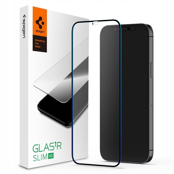 

Szkło Hartowane do Iphone 12 Mini, Spigen Glass Fc