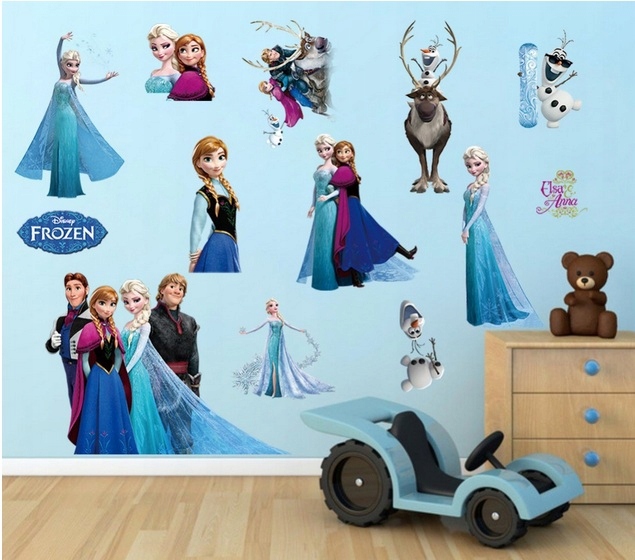 Kraina Lodu Olaf Elsa Naklejki ścienne na ścianę Kod producenta 364