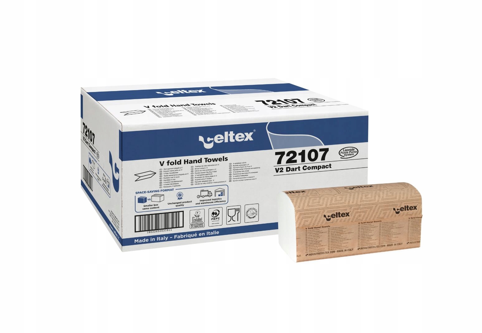 Papírové ručníky Celtex A-Lux, skládací V (zz), 3000 (12X250)ks H3