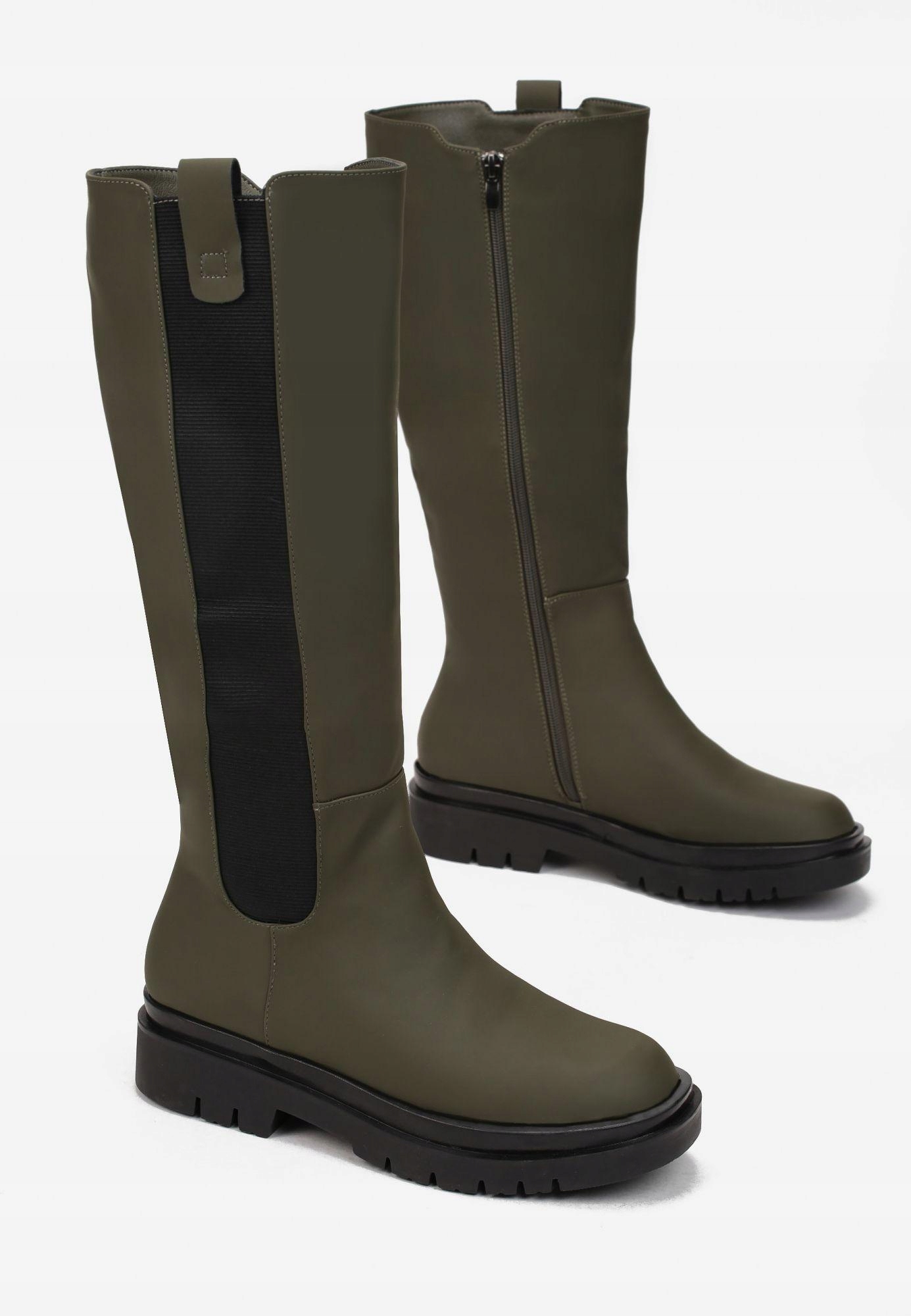 

Renee Khaki Kozaki damskie 37 Ekoskóra