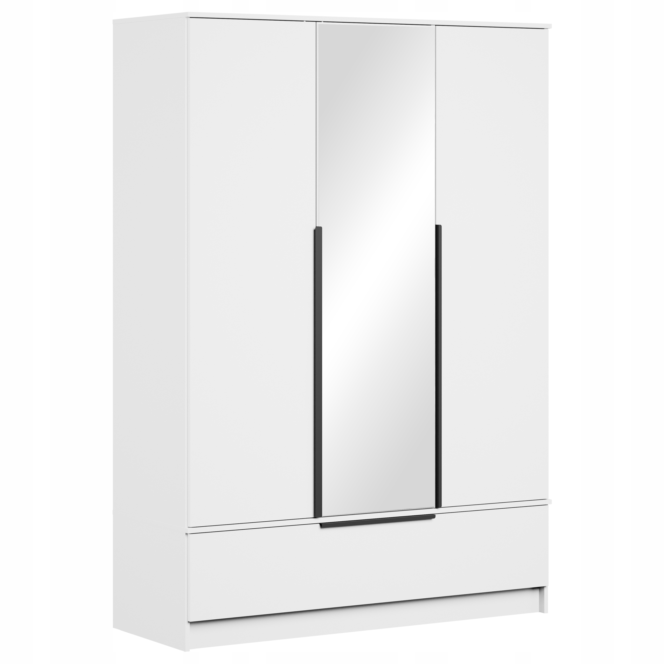 Prostorná funkční Skříň 3-dveřová s policemi, tyčí a zásuvkou