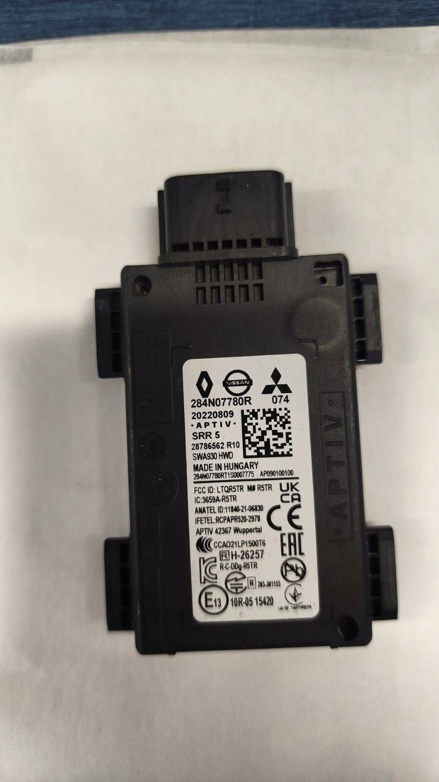 modulo RADAR martwego pola (BSM/BLIS) Megane V AUSTRAL E-Tech 284N07780R