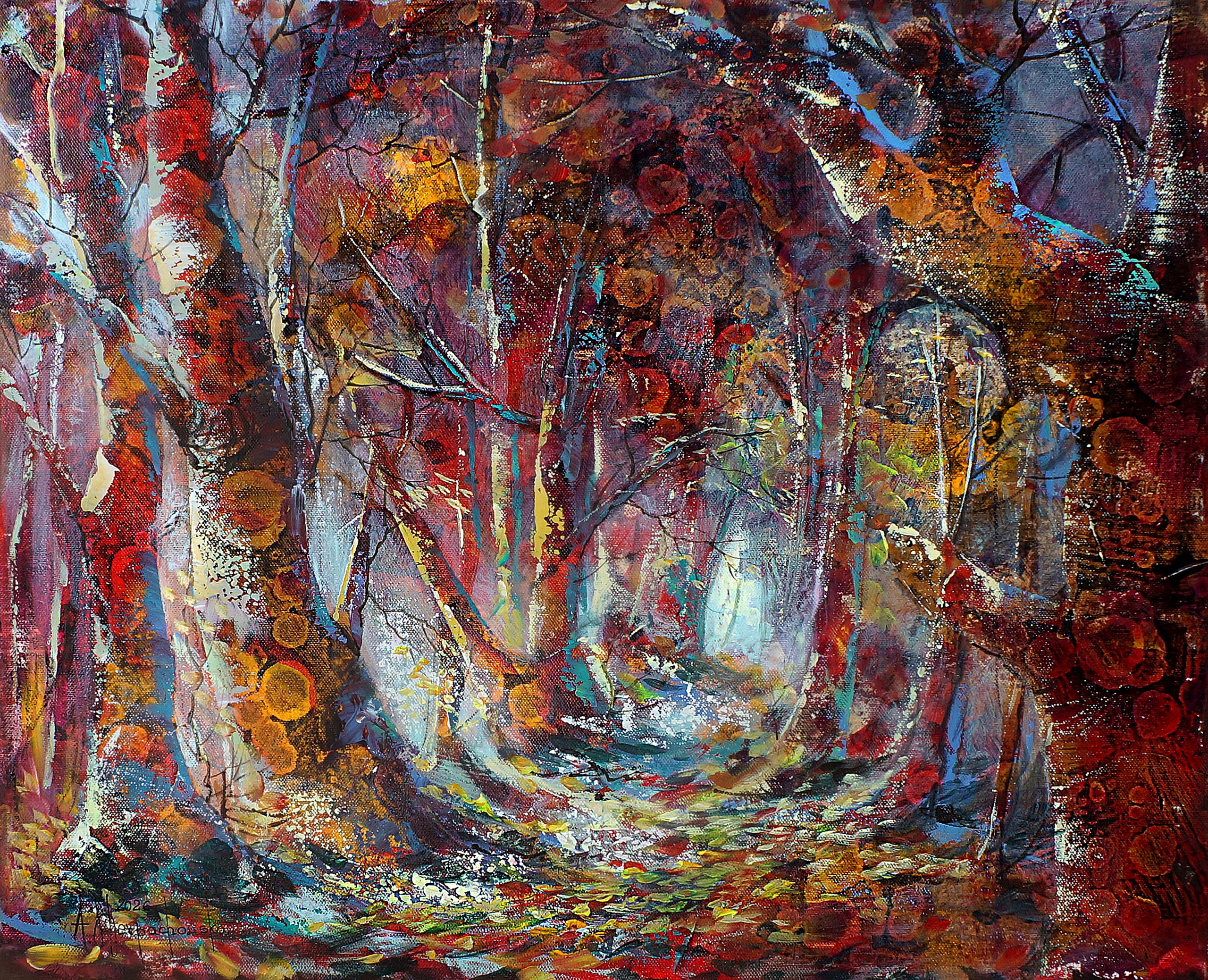 WERPACHOWSKA Nowy obraz olejny 50 x 60 !!! od ANNA ART