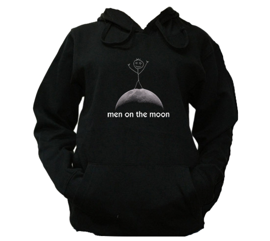 

XXL Bluza Kaptur Męska Księżyc Men On The Moon