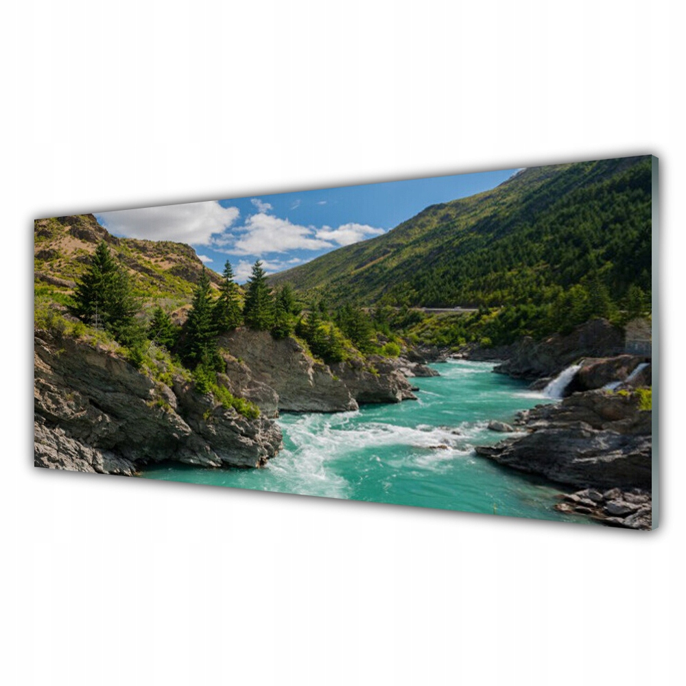 

Fotoobraz na prezent 125x50 Góry Rzeka Krajobraz