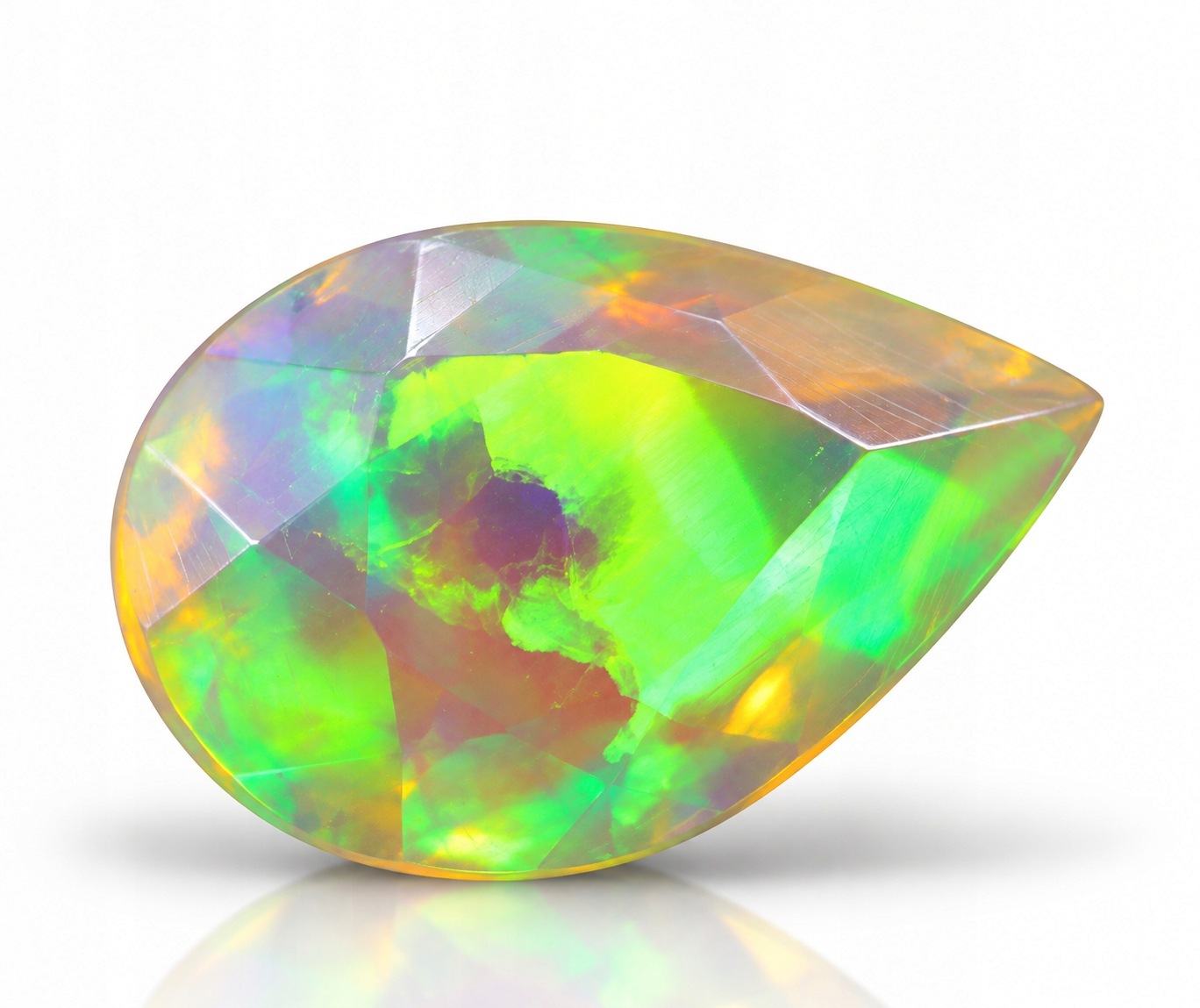 Přírodní opál 1.22 ct Lžička Etiopie certifikát Wbd