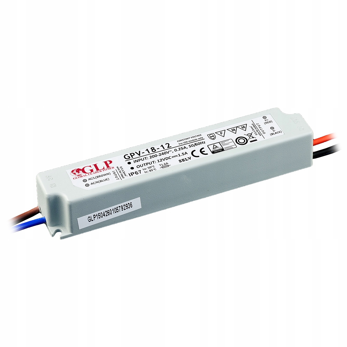 

Zasilacz Led Hermetyczny Wodoodporny 12V 18W IP67