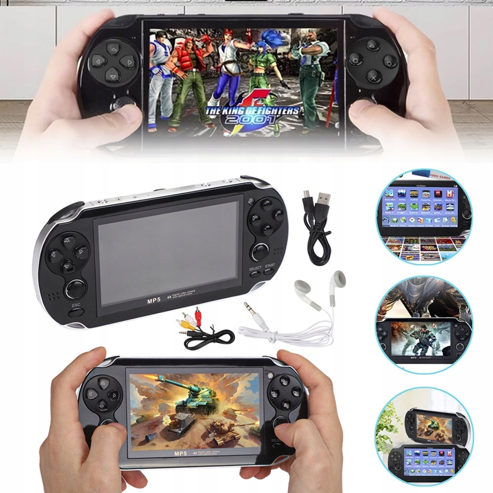 Przenośna Konsola Do Gier 4,3 Cala, Wbudowana Konsola Do Gier W Stylu Retro