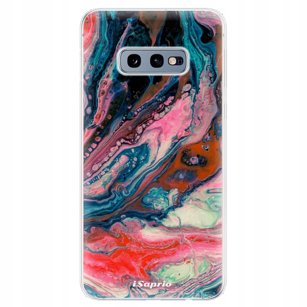 Silikonowe etui iSaprio Abstract Paint 01 do Galaxy S10e