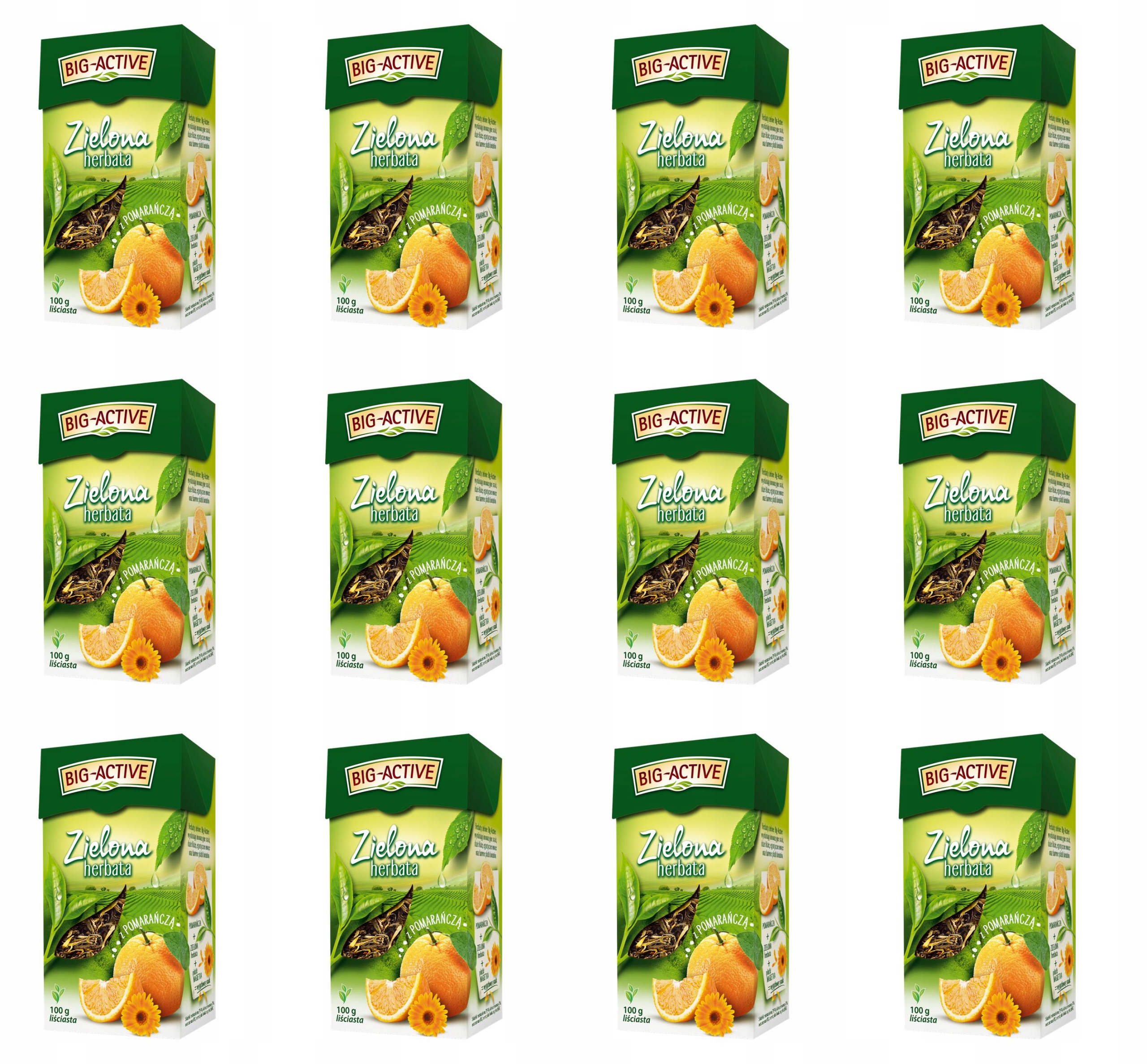 Big-Active Čaj s pomerančem 100 g X12
