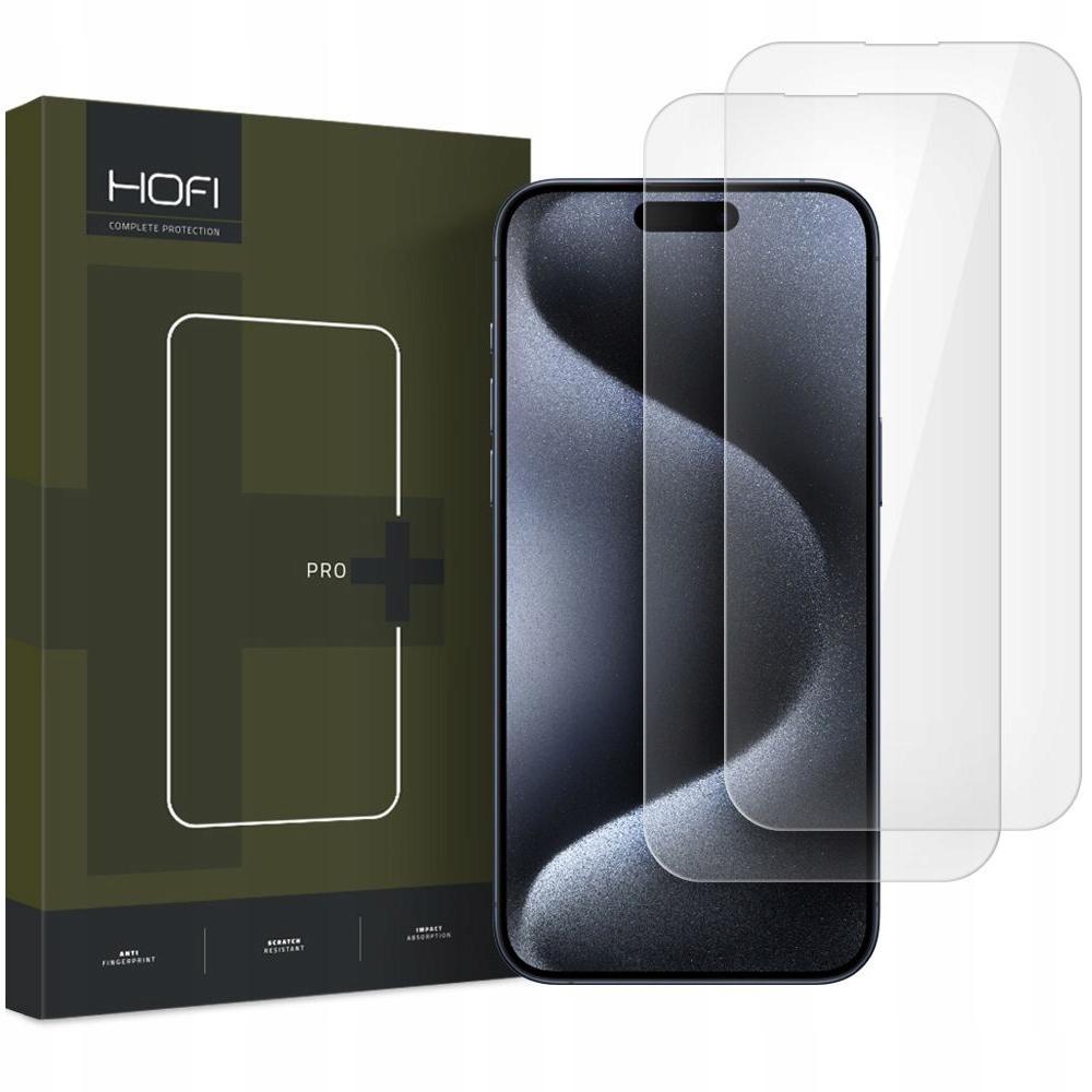 Hofi Szkło Hartowane Glass Pro+ 2-PACK Do Iphone 16 Niezawodne W Ochronie