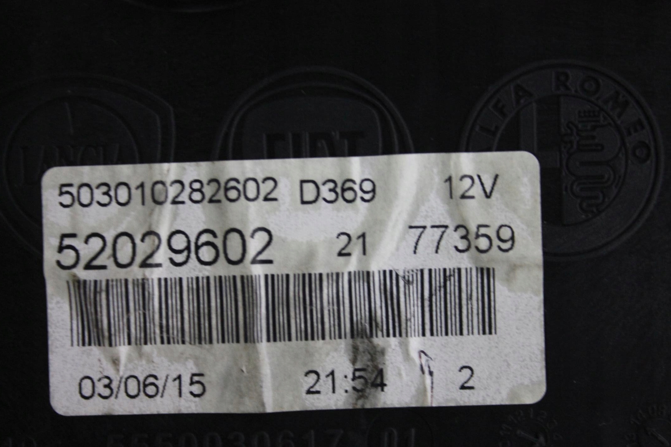 dials dials 52029602 FIAT PUNTO EVO/ 2012 EU