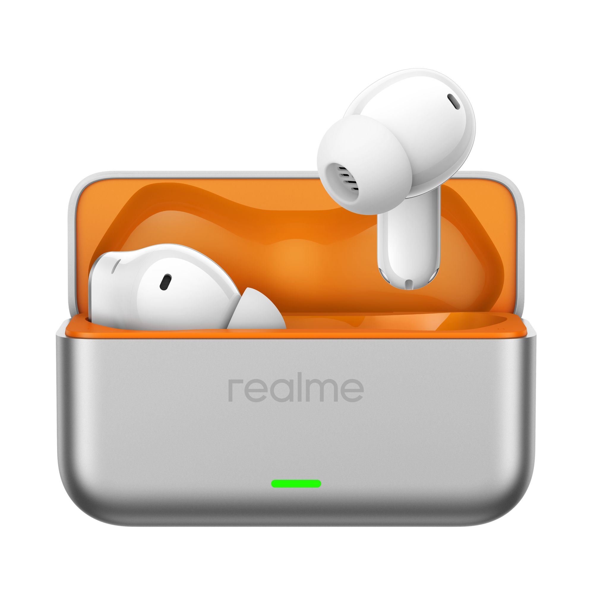 realme Buds T500 Pro Dokanałowe Bluetooth 6.1 Srebrno-biały