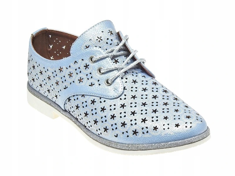 

Półbuty damskie ażurowe A18-6556 Blue r.39