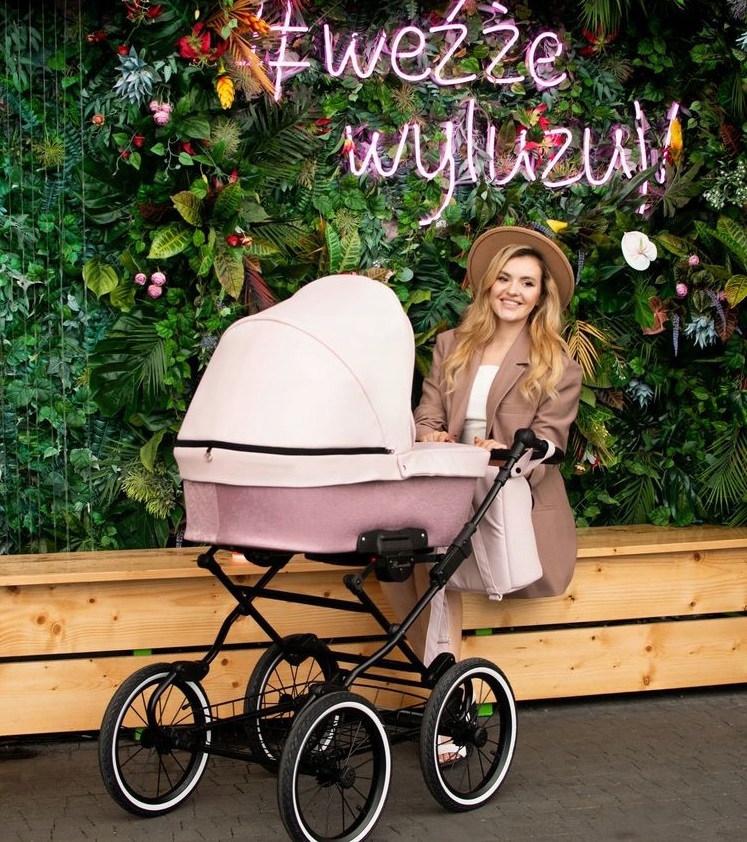 wózek retro 1w1 KUNERT Romantic 08 antracyt Marka Kunert