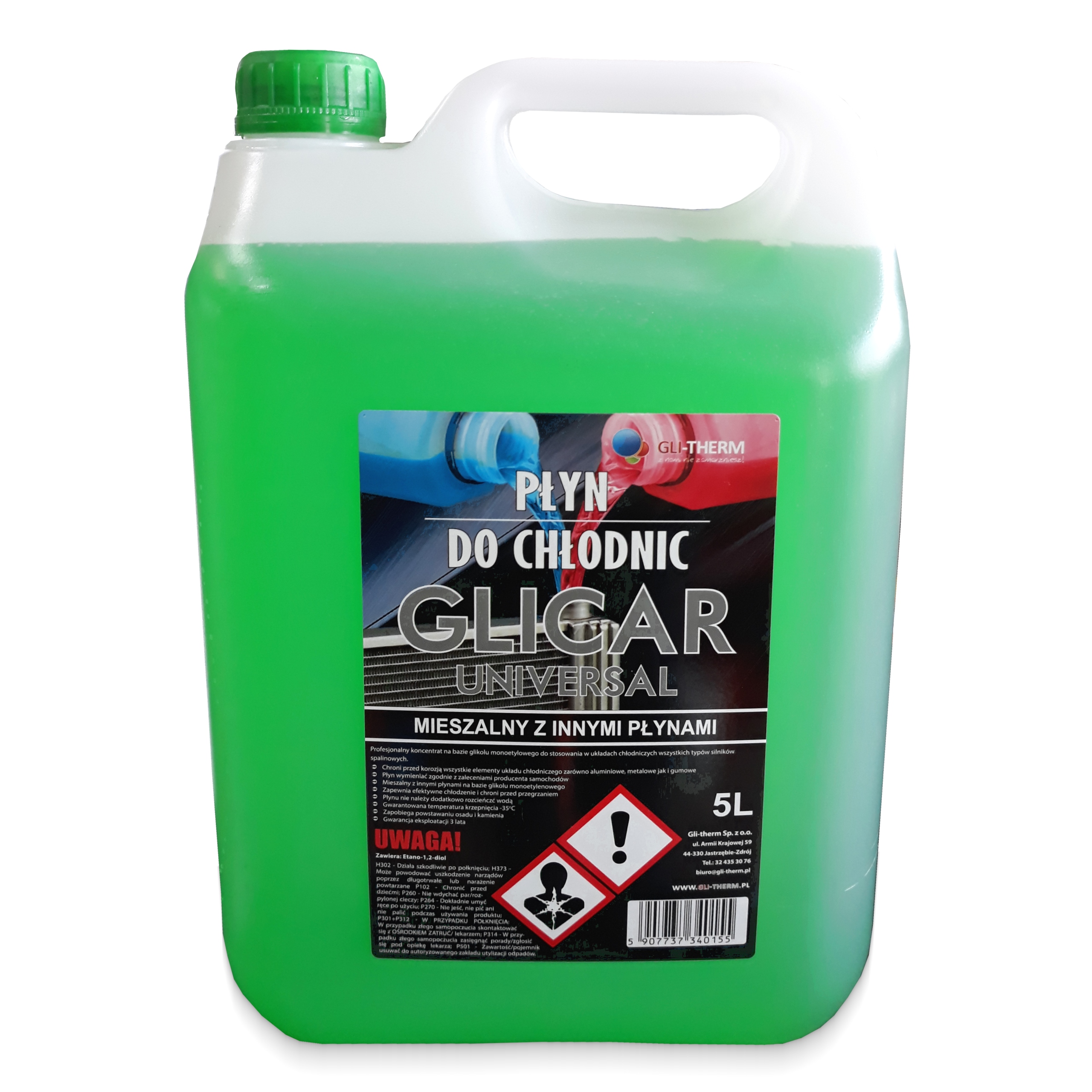 

Płyn Chłodniczy Antifreeze Glicar -35 Zielony 5L
