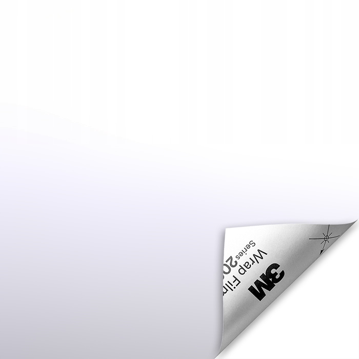 Folia 10x10 S10 Satin White Biała Satyna 3M 2080 Tester