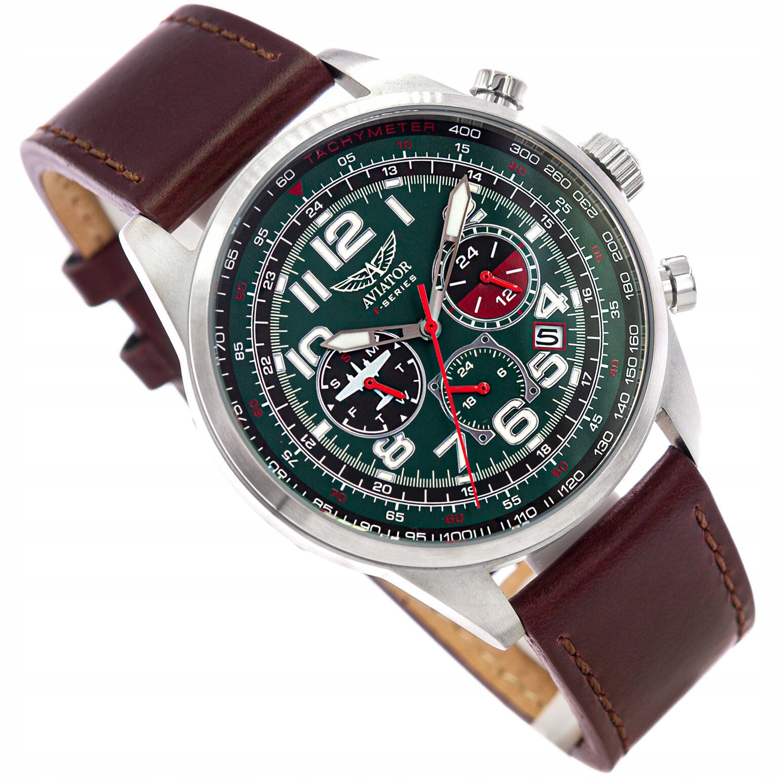 Pánské Hodinky Aviator AVW81768G438 F-series Data Na Řemínku