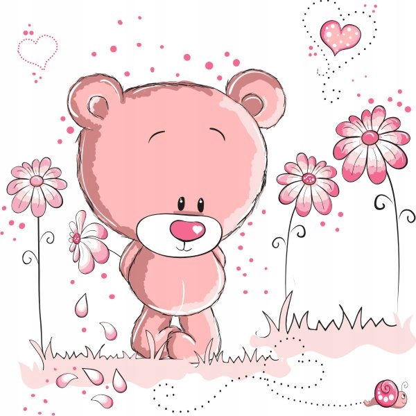 

Naklejka na ścianę dla dzieci Miś Misie Miśki 30