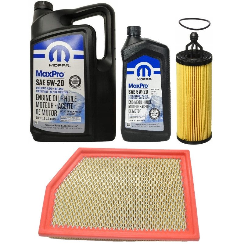 Mopar 5W20 6L Filtry Jeep Cherokee 3.2 2014-2018