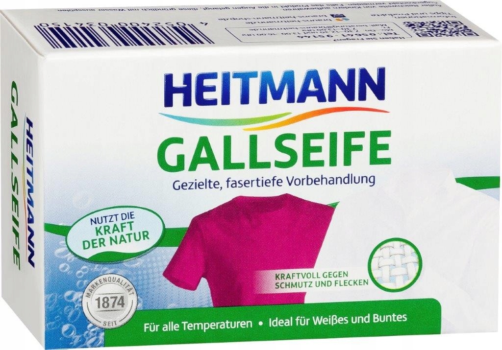 

Heitmann Odplamiające Mydło Galasowe Do Plam 100G