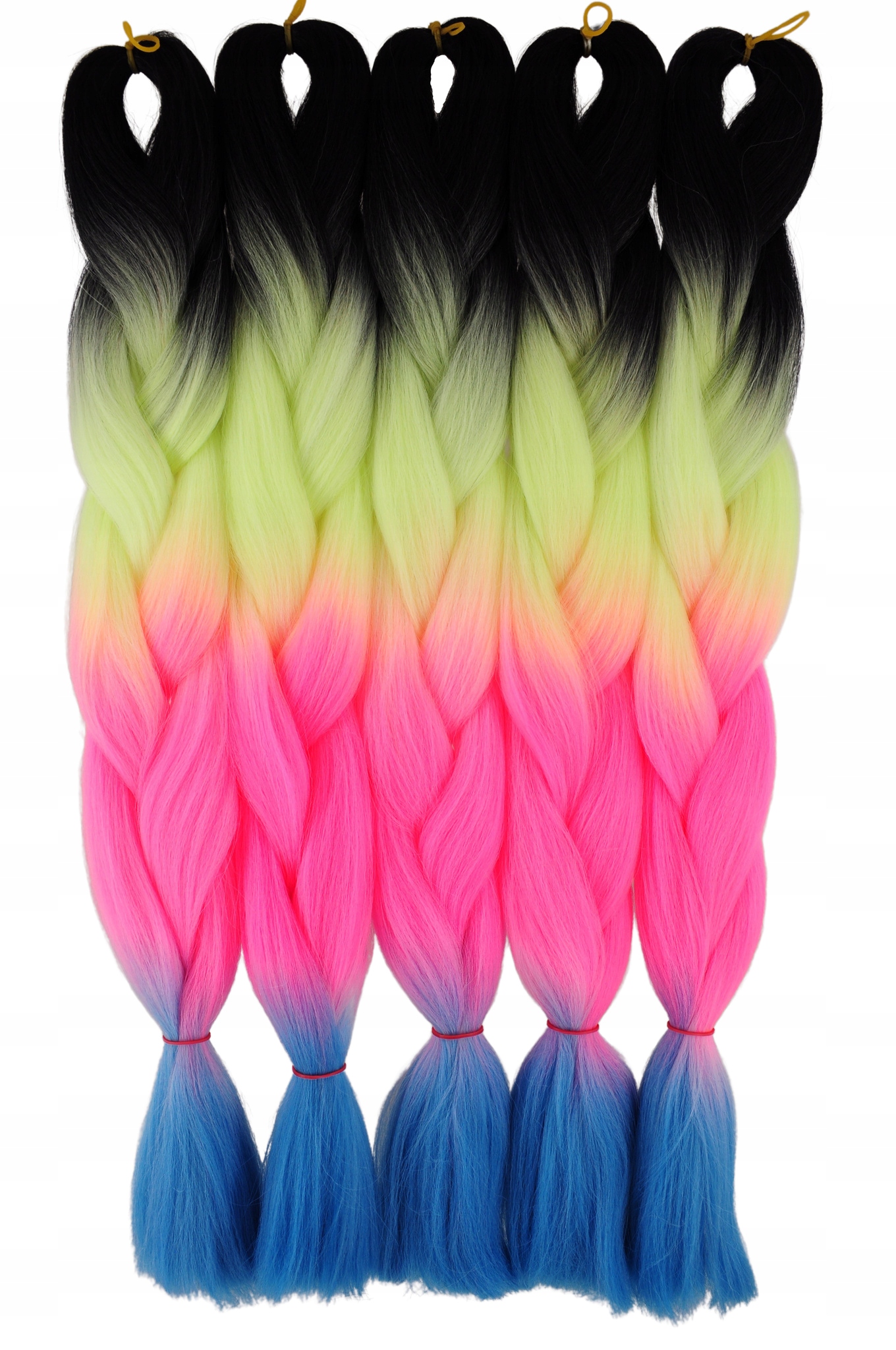 WŁOSY SYNTETYCZNE PROSTE KOLOROWE WARKOCZE 4K.011 Marka Smart Colours